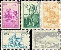 ورزش های باستانی اسکناس و تمبر ایران