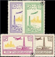 چاه شماره 3 البرز در قم (هوایی) اسکناس و تمبر ایران