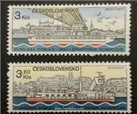 سری تمبر چکسلواکی 1982 کشتی اسکناس و تمبر ایران