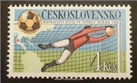 تمبر چکسلواکی 1986 فوتبال اسکناس و تمبر ایران