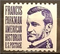  تمبر آمریکا  ۱۹۶۷ فرانسیس پارکمن - تاریخدان اسکناس و تمبر ایران