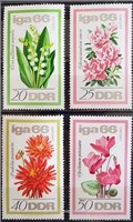  سری تمبر المانشرقی ۱۹۶۹ نمایشگاه گل  اسکناس و تمبر ایران