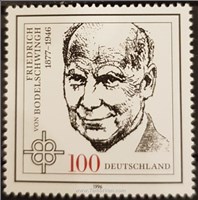 تمبر آلمان ۱۹۹۶ بادلشوینگ دانشمند اسکناس و تمبر ایران